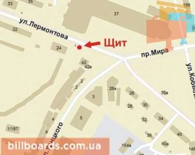 Призматрон, Призма B у Кривому Розі Лермонтова вул., 37 - 89964 схема