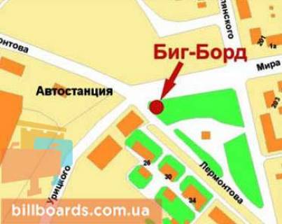 Призма A в Кривом Роге Лермонтова вул., 30а - Миру пр., ліва - 89966 схема