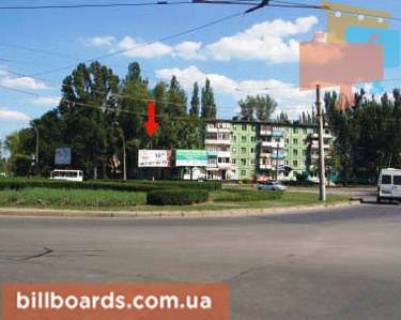 Білборд, Бігборд (Борд)  A у Кривому Розі Дорошенка вул. (Колиш. Блюхера вул.), 1 - Бородіча вул. Фото 1