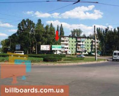 Билборд A в Кривом Роге Дорошенка вул. (колиш. Блюхера вул.), 1 - Бородича вул. фото 1