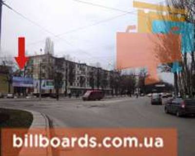 Билборд A в Кривом Роге, 3x6  Дорошенка (кол. Блюхера) вул., 2 - Маяковського пл. фото 1
