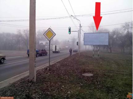 Билборд A в Кривом Роге Кіровоградське шосе вул. - Окружна вул. фото 1