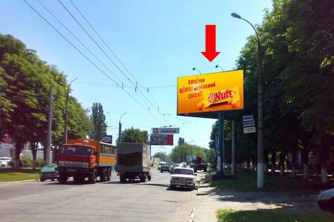 Білборд, Бігборд (Борд)  A у Кременчуці, 3x6  Пугачова вул. (Колиш. Московська вул.), 5 Фото 1