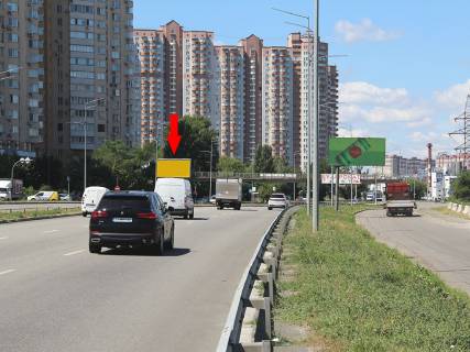 Видеоборд A в Киеве, 3x6  Саперно-Слобідська вул., 26, навпроти супермаркету "Leroy Merlin", на світлофорі, в бік пл. Деміївської - 584001 фото 1