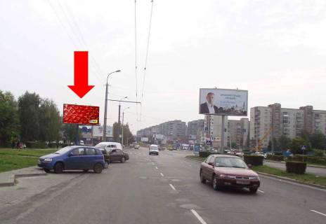 Билборд B в Луцке, 3x6  Соборності пр., біля Приватбанку, навпроти РАЦСу фото 1