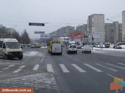 Білборд, Бігборд (Борд)  A у Луцьку Соборності пр. - Молоді пр., ЗАГС, верхній Фото 1
