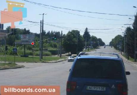 Билборд  в Луцке Ровенская ул., 154, гостиницы  "Околица", в центр фото 1
