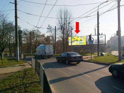 Билборд A в Львове, 3x6  Сяйво вул. / Городоцька вул. фото 1