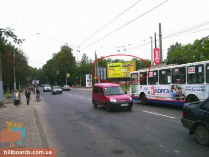 Билборд A в Львове Зелена вул., 125 - Дністровська вул. фото 1