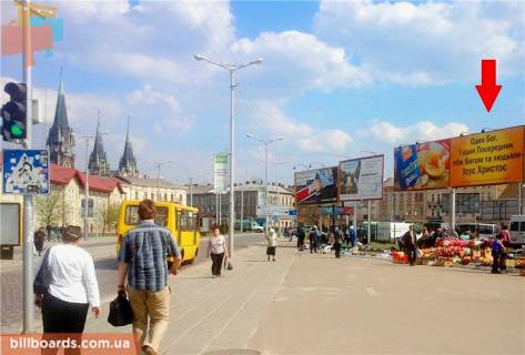 Билборд A в Львове Чернівецька вул. - Городоцька вул., правий фото 1