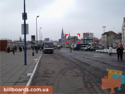 Билборд B в Львове Городецкая ул., возле пригородного вокзала фото 1