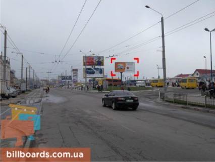 Билборд A в Львове Городецкая ул., возле пригородного вокзала фото 1
