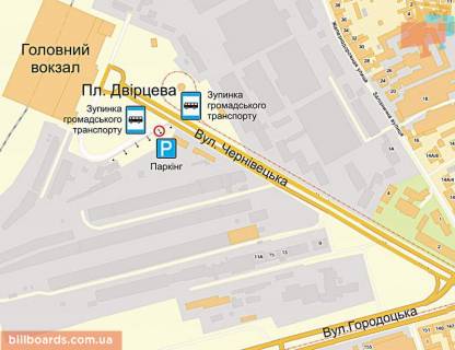 Скроллер B в Львове Дворцовая пл. - 162732 схема