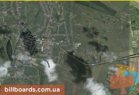 Билборд B в Монастыриске г.Монастыриск, выезд схема