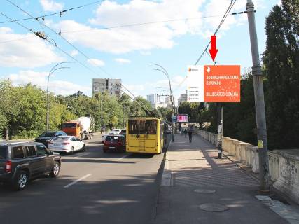 Видеоборд A в Киеве, 2.3x3.14  Проспект Повітряних Сил (колиш. Повітрофлотський пр.)., на Повітрофлотському мосту, в сторону пл. Севастопольської - 220361 фото 1