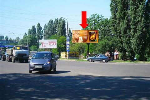 Билборд A в Николаеве Богоявленський пр. (кол. Жовтневий пр.) / Кузнецька вул. (кол. Скороходова вул.), біля АЗС, в бік Космонавтів вул. фото 1