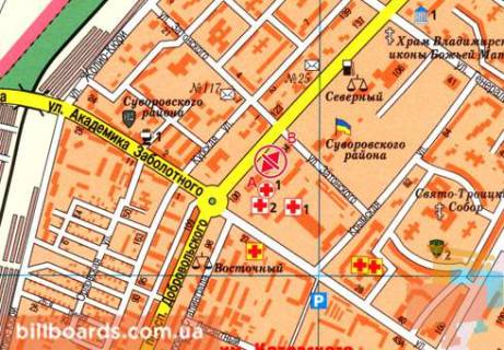 Призма  в Одессе Добровольского пр., 102, возле супермаркета "Таврия В", из центра - 80597 схема