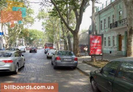 Ситилайт  в Одессе Пушкинская ул., 25, напротив магазина "Columbia", в сторону Жуковского ул. фото 1