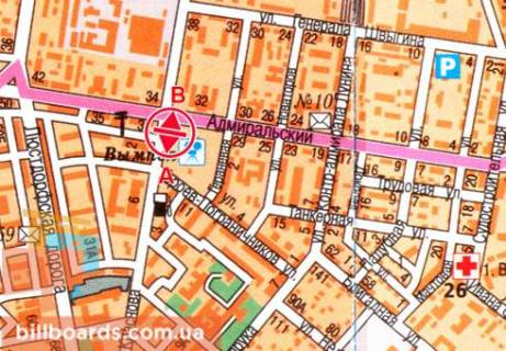 Призматрон, Призма  у Одесі Краснова ул. / Адмиральский пр. - 80604 схема