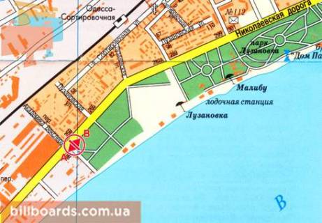 Призма  в Одессе Николаевская дорога, 257 / Векслера пер., из центра - 80605 схема