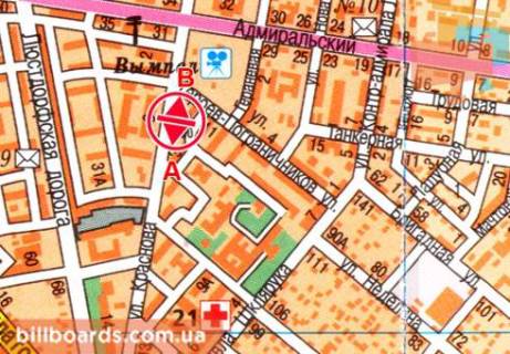 Призматрон, Призма A у Одесі, 3x6  Краснова вул., 3 - 479320 схема