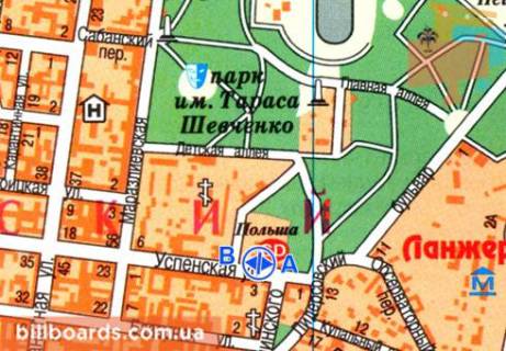 Сiтiлайт  у Одесі Успенская ул., 4, из центра схема