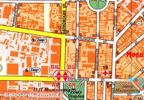 Призматрон, Призма  у Одесі Балковская ул. / Мельницкая ул., 24а, возле супермаркета "АТБ", из центра - 80642 схема