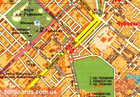 Призма  в Одессе Люстдорфская дорога, 88В, возле АЗС "Socar", в сторону Филатова ул., разделитель - 80651 схема