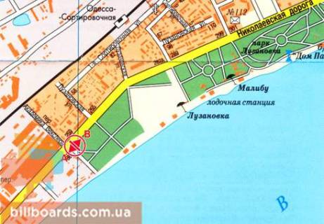 Призматрон, Призма  у Одесі Николаевская дорога, 257 / Векслера пер., из центра - 80683 схема