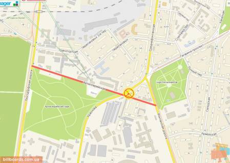 Призматрон, Призма A у Одесі Краснова вул. / Артилерійська вул. - 84210 схема