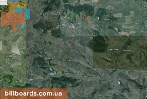 Билборд B в Почаеве г.Почаев схема