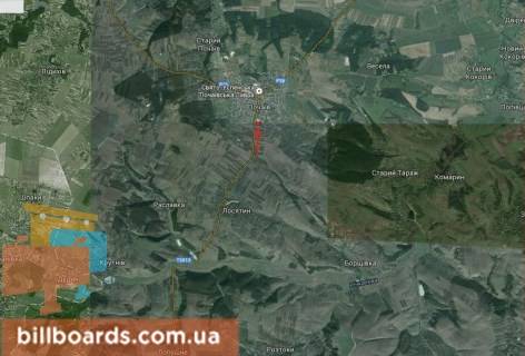 Білборд, Бігборд (Борд)  A у Почаєві г.Почаев схема