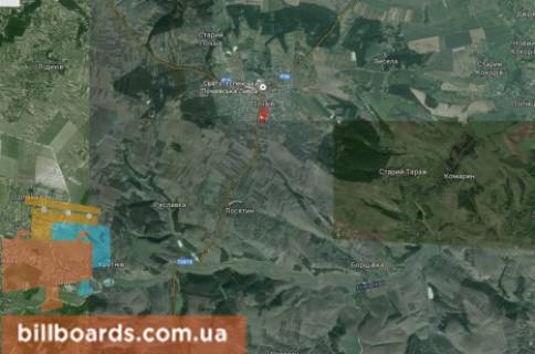 Билборд B в Почаеве г.Почаев схема