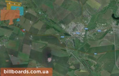 Билборд B в Подволочиске г.Подволочиск, трасса схема