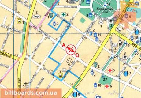 Призма  в Полтаве Шевченко ул. / Чорновола ул., Центральный рынок, возле Приватбанка, банка "Credit Agricole", супермаркета "Эльдорадо" - 80718 схема