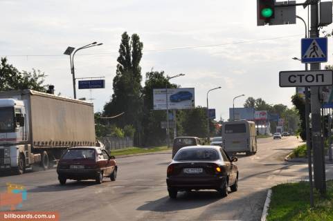 Билборд  в Павлограде Днепровская ул., 146 / Центральная ул. (бывш. К.Маркса ул.) фото 1