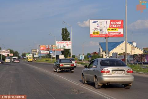 Білборд, Бігборд (Борд)   у Павлограді Днепровская ул., 152 / Богуна ул. (бывш. Калинина ул.) Фото 1