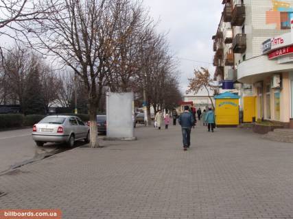 Ситилайт  в Павлограде Центральная ул. (бывш. К.Маркса ул.), 53 / Соборная ул. (бывш. Ленина ул.),93 фото 1