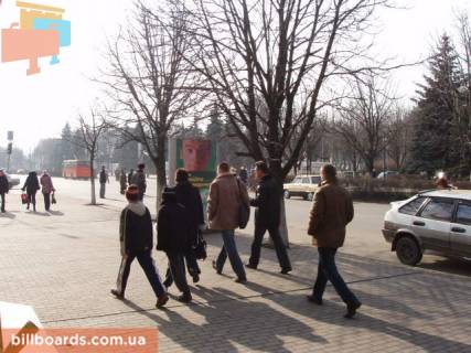 Ситилайт  в Павлограде Центральная ул. (бывш. К.Маркса ул.), 53 / Соборная ул. (бывш. Ленина ул.),93 фото 1
