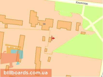 Білборд, Бігборд (Борд)  A у Рівному Київська вул., 40Е схема