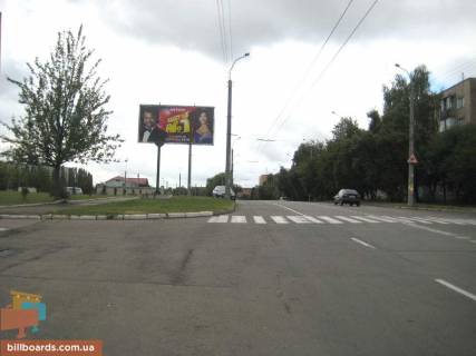 Білборд, Бігборд (Борд)  B у Рівному Острозького вул., 12, навпроти Фото 1