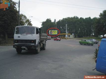 Билборд A в Тернополе Українки вул., 2 - Монастирського вул., 50 фото 1