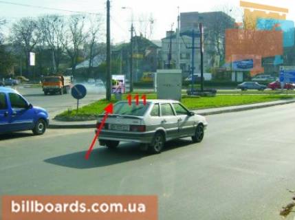 Ситилайт B в Тернополе Бродовская ул. / Крушельницкой ул. фото 1