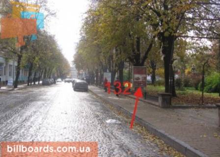 Ситилайт  в Тернополе Шевченко бул., 39, в сторону Русской ул. фото 1