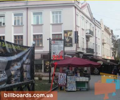 Ситилайт A в Тернополе Сагайдачного ул., возле магазина "Золотой век" фото 1