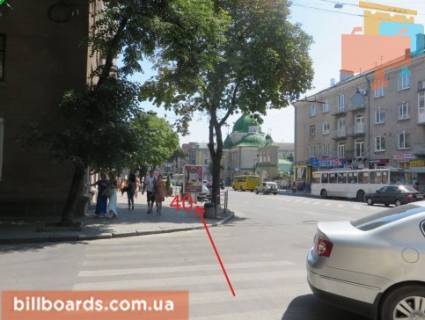 Ситилайт B в Тернополе Русская ул. / Слепого ул., возле ресторана "Балагур" фото 1