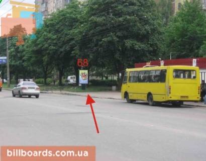 Ситилайт A в Тернополе Украинки ул., 16, возле остановки фото 1