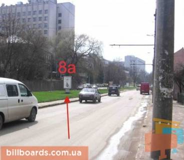 Ситилайт A в Тернополе Крушельницкой ул., 33, разделитель фото 1