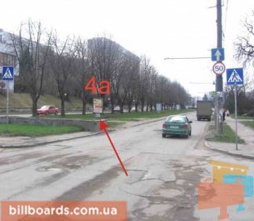 Ситилайт A в Тернополе Крушельницкой ул., 10, разделитель фото 1