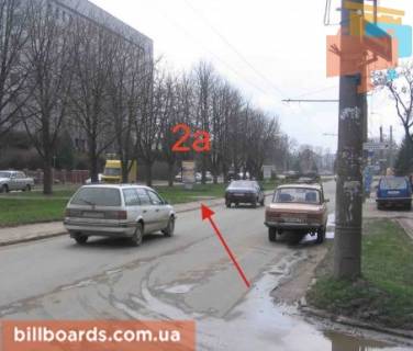 Ситилайт A в Тернополе Крушельницкой ул., 1, возле художественного музея, разделитель фото 1